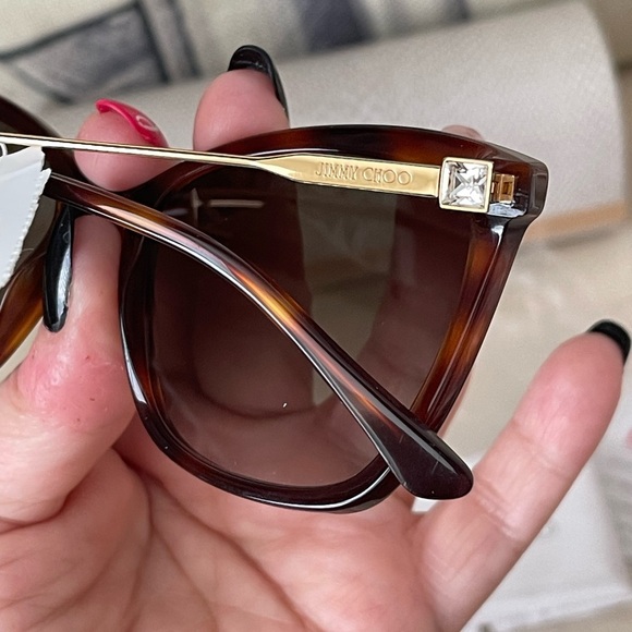 NWT⭐️JIMMY CHOO MACI/S SUNGLASSES W/CASE & CLOTH⭐️FULL-SET main image 13